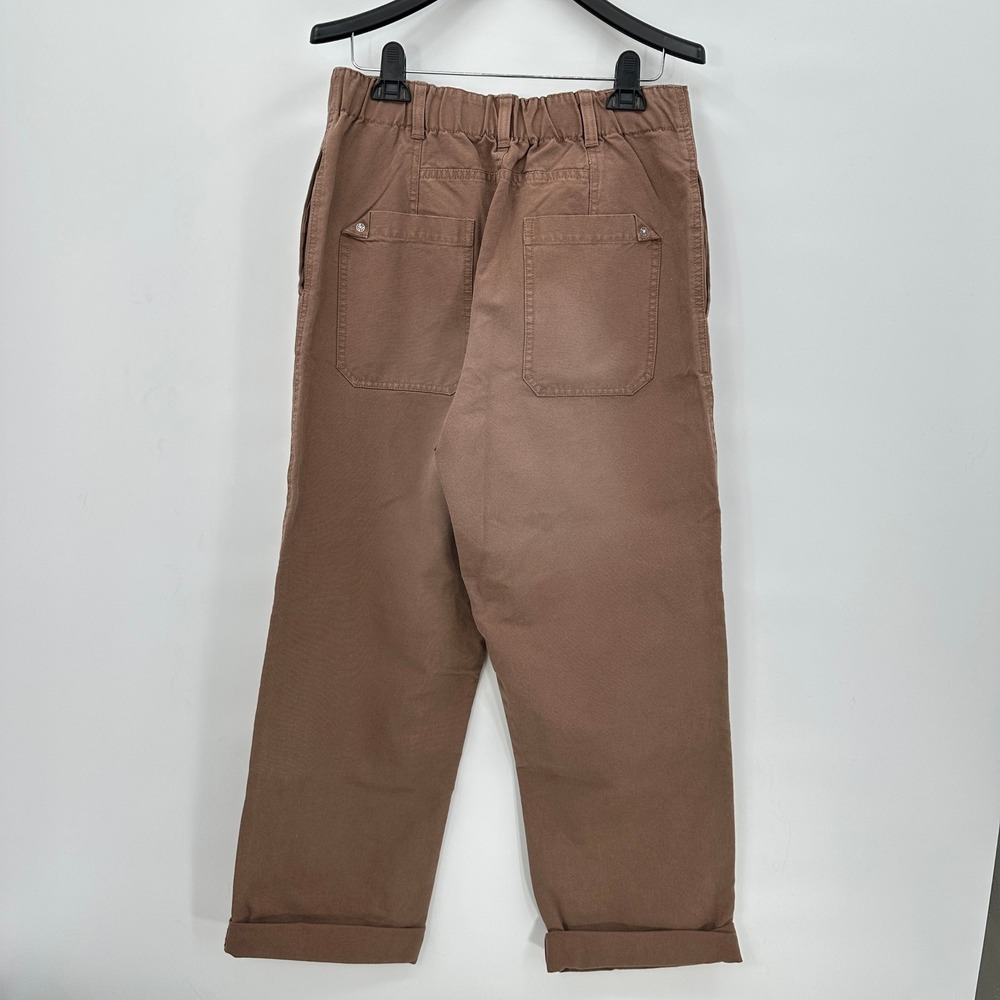 Free People Hayden Carpenter Pull-On Pants Trousers S Oversized Nature Neutral - Picture 3 of 9